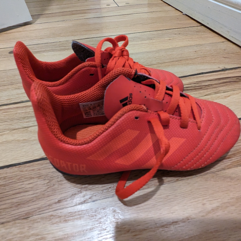 Adidas Kids Shoes In Bright Orange